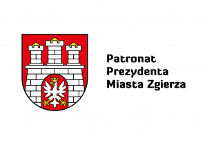 Logo patronatu Prezydenta Miasta Zgierza