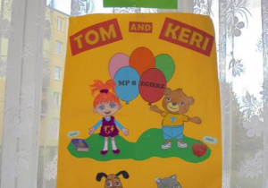 plakat wykonany przez dzieci