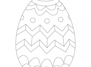 Kolorowanka - Wielkanocne jajko